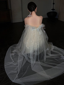 S2340Y Vestito <span class=keywords><strong>da</strong></span> Sogno Super Elegante Stile Mori per <span class=keywords><strong>Donna</strong></span>, Abito Floreale Senza Spalline di Alta Qualità, Gonna Tutu Dolce per Vacanze - Product Image 6
