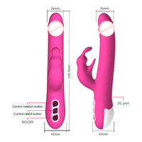 Jouets sexuels en silicone Y Love Manufacturer, jouets sexuels flexibles pour femmes, vibrateur à tête rotative, point G
