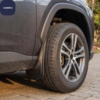 Garde-boue universels CARFU pour voiture, ensemble avant/arrière 28x20,5 cm, en ABS durable et flexible, installation facile