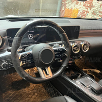 Pour Mercedes Benz W204 volant d'origine en cuir fibre de carbone peut être personnalisé