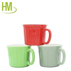 Taza <span class=keywords><strong>jumbo</strong></span> de cerámica roja, fabricante de cerámica OEM, diseño personalizado, 24 oz - Product Image 6