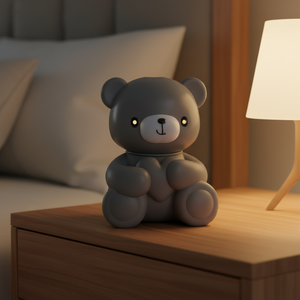 Bear-shaped Plastic USB-Powered <strong>Mini</strong> Ultrasonic Humidifier <strong>Diffuser</strong> Aromatherapy Silent <36dB <strong>LED</strong> Night <strong>Light</strong> Home Bedroom - Product Image 6