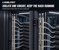 Rak Manifold Pendingin Cair, Manifold Pendingin untuk GPU, Cold Plate Server Rack, Data Center, CDU, UQD, Port Quick Disconnect