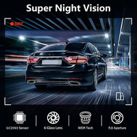 Nouvel enregistreur de voiture à vision nocturne 4K HD, surveillance automatique du stationnement de 3 pouces, caméra de tableau de bord WIFI à 170 ° avec contrôle du téléphone portable