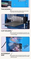 Scelleuse manuelle numérique pour gobelets à thé au lait, machine de scellage automatique pour gobelets extra petits, boissons, cartons, film, moteur de thé Boba