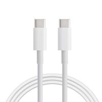Cable USB 2.0 Tipo C de 1m, Blanco, Carga Rápida 3A 20W PD, Malla de Protección, Revestimiento TPE, Conductor de Cobre Puro, Compatible con Banco de Energía