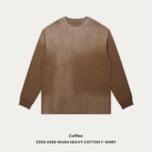 Vêtements d'automne <span class=keywords><strong>et</strong></span> d'hiver pour hommes T-shirt à manches longues Loose 100% Cotton T-shirt - Product Image 6