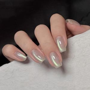 Ensemble de vernis à ongles gel effet œil de chat, 6 couleurs, bleu pailleté, sirène, holographique, translucide, effet œil de chat avec aimant, gel UV à retirer par trempage - Product Image 3