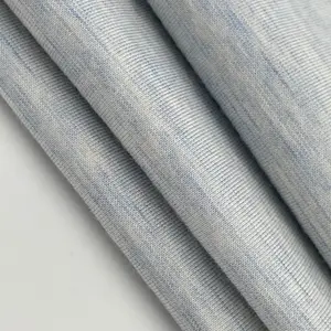 Chitosan fiber/viscose /cotton stripe modal plain knitted fabric 50S+20D