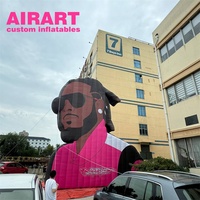 Solution publicitaire murale gonflable géante personnalisée pour événements et festivals de musique