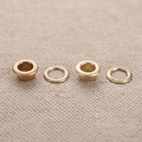 Œillets métalliques personnalisés en laiton pour vêtements, anneaux de rideau avec œillets de 12 mm, ronds sans nickel pour sacs, chaussures et chapeaux