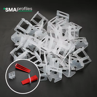 Système de nivellement de carreaux réutilisable en gros - Clips de nivellement de carreaux de 1/32" à 1/8" (1,0-3,0 mm) pour une pose impeccable