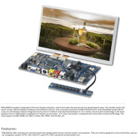 FEELWORLD SKD8VAT-9 8 Zoll TFT Industrielles Steuerungsdisplay-Modul Resistiver Touchscreen VGA-Schnittstelle Direkter Fabrikpreis Großbestellungen