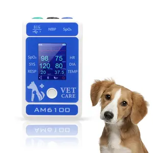 DM Cheapest and handheld Veterinary Medical Animal EKG Machine Smart Monitor Ecg Machine vet Monitor patient monitor