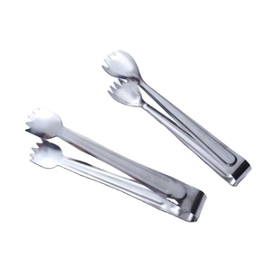 Pince à sucre en acier inoxydable DFT1014, pince à salade, pince alimentaire - Product Image 1