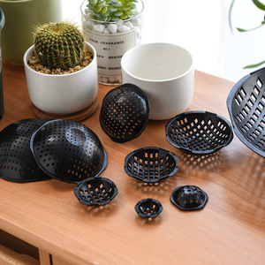 <span class=keywords><strong>Pot</strong></span> de fleurs en plastique pour jardin domestique, <span class=keywords><strong>pot</strong></span> à bonsaï, avec joint anti-fuite, grille de fond, tapis respirant, couvercle en maille filtrante - Product Image 2
