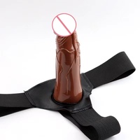 Dildo Vibrador Simulado para Parejas Masculinas, Pene Hueco, Dildo Gay y Lésbico para Usar con Pantalones