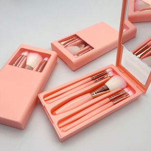 แป้งรองพื้นแบบพกพา ชุดแปรงแต่งหน้าขนาดเล็กสำหรับเดินทาง ชุดแปรงปัดแก้ม ชุดแปรงแต่งหน้า - Product Image 3