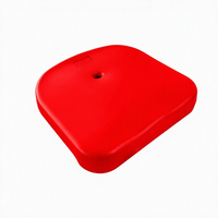 Siège de tribune sans dossier en PEHD moulé par soufflage ST St-220, résistant aux UV, chaise en plastique creux, capacité 20kg+, 410x470x330mm, pour stade