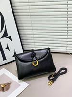 Sac à main bandoulière en cuir de serpent de haute qualité, style Shu Qi, pour femme, modèle Liberta Envelope Clutch