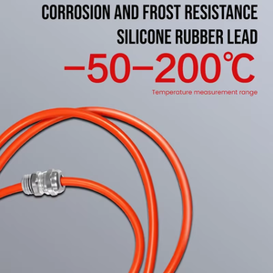 NTC Thermistor 5K 10K 50K 100K Temperature Sensor Temperature Probe 4-point Thread G1/2 Accuracy 1% Stainless Steel Construction - Product Image 2