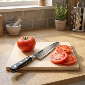 Cuchillo de Chef Serrado de Acero Inoxidable con Mango de Plástico, Apto para Lavavajillas, para Restaurante - Product Image 2