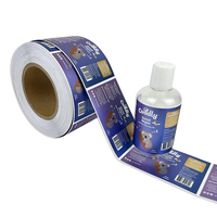 Autocollants d'emballage de tube de crème solaire imprimés et personnalisés étiquettes étanches rectangulaires écologiques collantes en rouleau fabricant