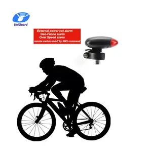 Monainbike Alarm Sepeda Gsm/Gps 4G Lte, Chip Mini Sepeda Sistem Pelacakan T19 Moto Gprs dengan Pelacak Gps