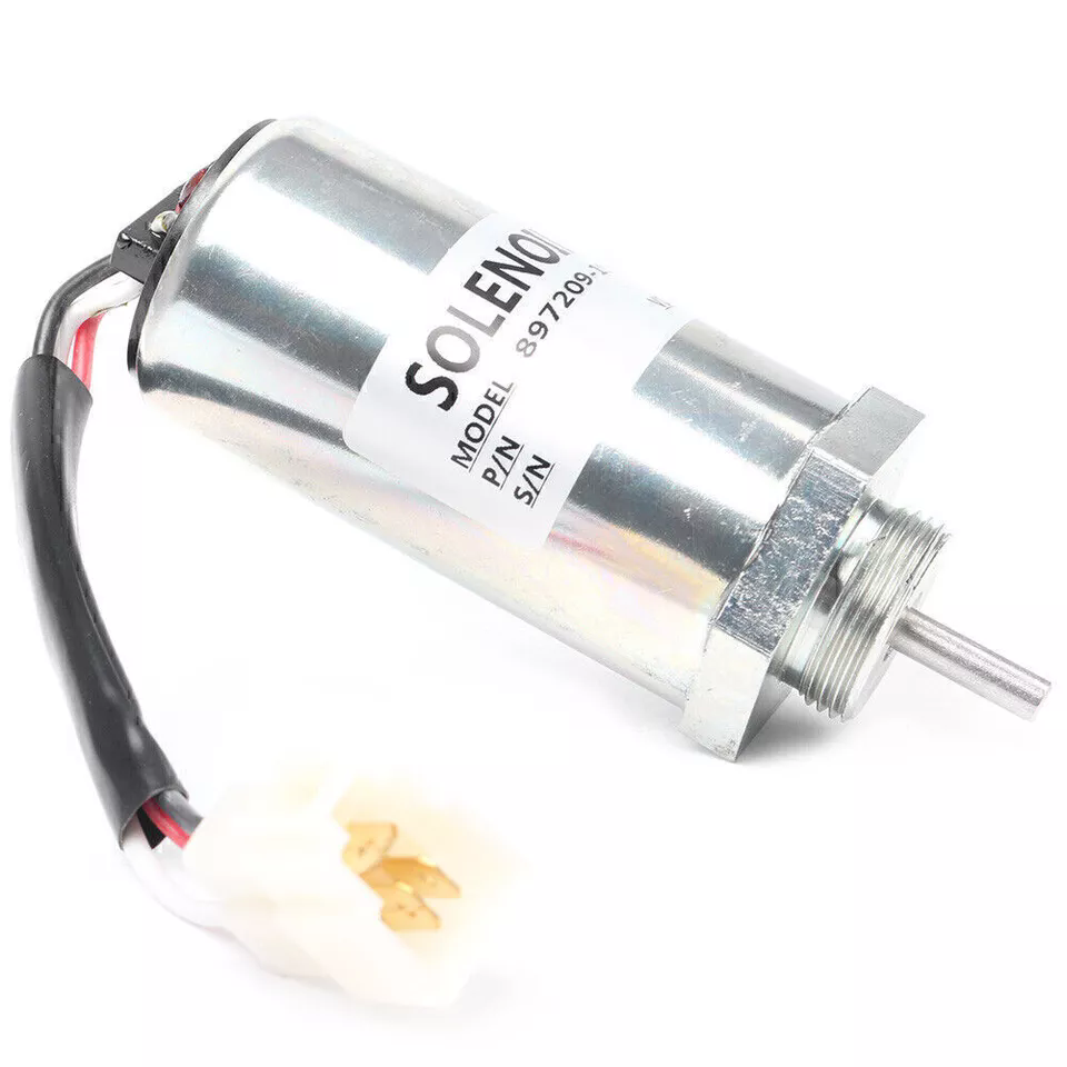 24V Fuel Shut off Solenoid for Hitachi Excavator MV2-40