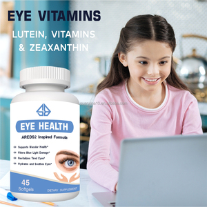 อาหารเสริมบำรุงสายตา OEM พร้อมลูทีนและซีแซนทีน ชนิดแคปซูลนิ่ม 45 แคปซูล/ขวด สำหรับผู้ใหญ่ - Product Image 3