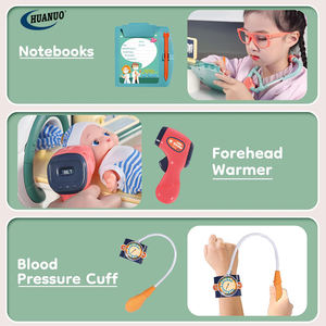 शैक्षिक नाटक खिलौना डॉक्टर खिलौना स्टेथोस्कोप चिकित्सा उपकरण और सीटी स्कैनर बच्चों के डॉक्टर सेट - Product Image 6