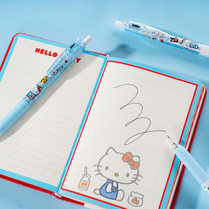 قلم جل كرتوني عالي الجودة بتصميم جمالي، كتابة سلسة، قلم اختبار لطيف أسود، أدوات مكتبية للامتحانات - Product Image 5