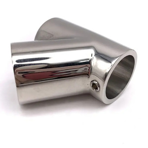 Stainless Steel Connector Pipe Fitting 3 Way For Marine Boat <b>Yacht</b> Hardware - Product Image 4