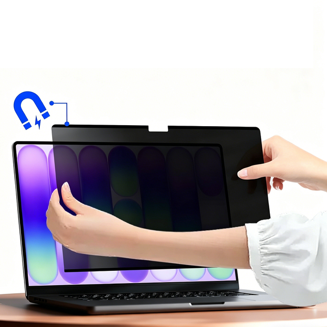 Magnetic Privacy Screen Protector for MacBook Neo (2026) Removable Anti Spy Glare Shield for 13" Mac Laptop Privacy Filter