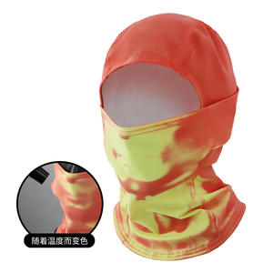 Masker induksi sensitif termal berubah warna gradien, tutup kepala peledak lintas batas modis Balaclava berkendara luar ruangan - Product Image 6