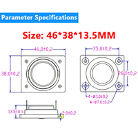 Haut-parleur à film mince 46*38MM 8 Ohms 10W HI-FI pour produits électroniques grand public - Fabricant de haut-parleurs 4638