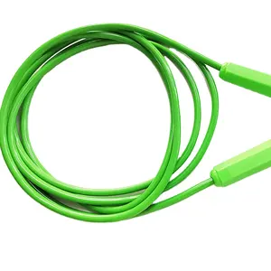 Long san approvisionnement corde à sauter de course en PVC multicolore corde à sauter de sport professionnel ne vent pas rotation corde à sauter flexible