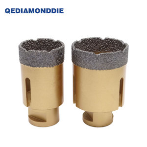 M14 M10 foret à noyau diamanté brasé foret à noyau brasé sous vide pour carreaux de céramique extrêmement durs - Product Image 3