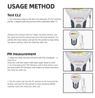 Testeur de pH et de chlore 2 en 1 pour tester la qualité de l'eau dans les piscines et les aquariums, prise en charge personnalisée OEM