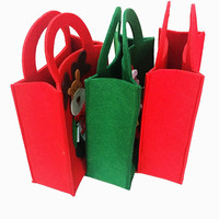 Sacs cadeaux de Noël en feutre coloré, grande taille 35x30x10cm, sacs cadeaux en vrac pour bonbons