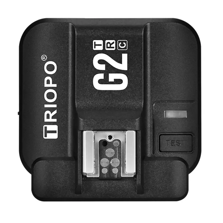 TRIOPO G2 2.4G वायरलेस टीटीएल एचएसएस फ्लैश उत्प्रेरक ट्रांसमीटर और रिसीवर के लिए कैनन Nikon सोनी के लिए Fujifilm कैमरा