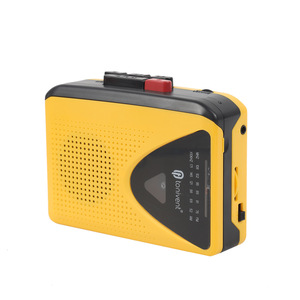 เครื่องเล่นเทปคาสเซ็ตพกพาแบบเรโทร ลดราคาพิเศษ พร้อมวิทยุ FM AM ลำโพงในตัว ช่องเสียบ USB ดีไซน์วินเทจ สำหรับใช้ในบ้าน โต๊ะทำงาน และในรถยนต์ - Product Image 1