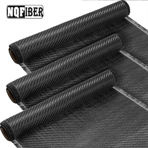 NQFIBER Tissu en fibre sergé ou uni, fil conducteur, <span class=keywords><strong>roving</strong></span> noir, <span class=keywords><strong>carbone</strong></span> 24K - Product Image 6