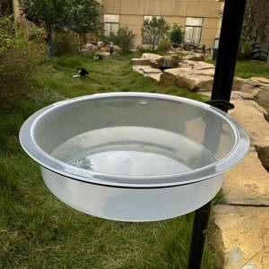 Deluxe Volledige Vogelvoederstation Set Multi-<span class=keywords><strong>Feeder</strong></span> Hangende Paal IJzeren Ovale Waterdichte Vogelbad Mesh Bak-Pinda <span class=keywords><strong>Suet</strong></span> Voederbakken - Product Image 5