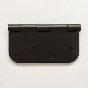 American Style Civilian <strong>Hinge</strong> 4-inch <strong>Black</strong> Flat Open Iron <strong>Hinge</strong> - Product Image 5