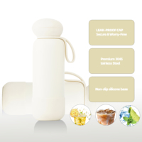 Bouteille d'eau en acier inoxydable 304 personnalisable de 24 oz, 100 % étanche, compatible lave-vaisselle, en forme de champignon, tasse à café, écologique, réutilisable, pour boissons froides et chaudes, idéale pour les voyages