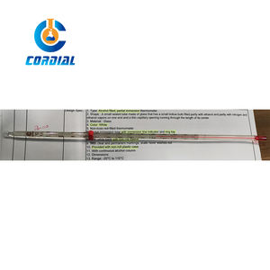 CORDIAL claro vidro Álcool Termômetro branco volta amarela, tipo de Laboratório - Product Image 4