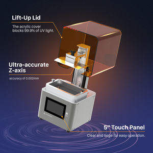 طابعة ثلاثية الأبعاد ماجفورمز مكتبية بتقنية DLP LCD لطباعة المجسمات الصغيرة والمجوهرات باستخدام الراتنج القابل للصب للمبتدئين - Product Image 2