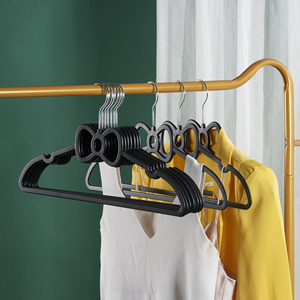 Móc áo nhựa XIQI, giá treo quần áo chắc chắn, 50 cái, kèm miếng dán chống trượt, đẹp mắt, thân thiện với môi trường - Product Image 4