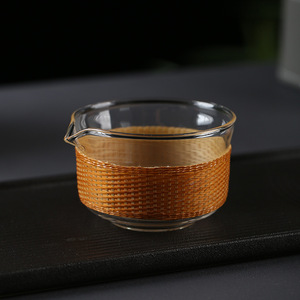 Handmade Bamboo Weaving Travel Tea Set Ceramic Gaiwan Portable <b>Teacup</b> One Teapot Two Cups For Outdoor Travel - Product Image 3